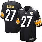 Nike Men & Women & Youth Steelers #27 Blount Black Team Color Game Jersey,baseball caps,new era cap wholesale,wholesale hats